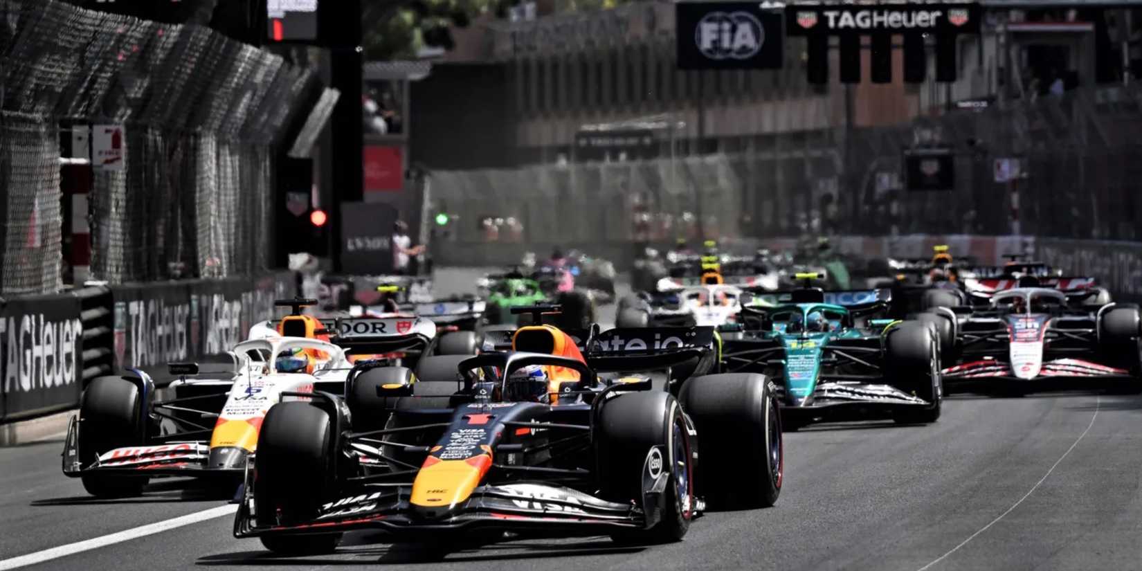 F1 Cars Racing in Monaco
