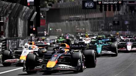 F1 Cars Racing in Monaco
