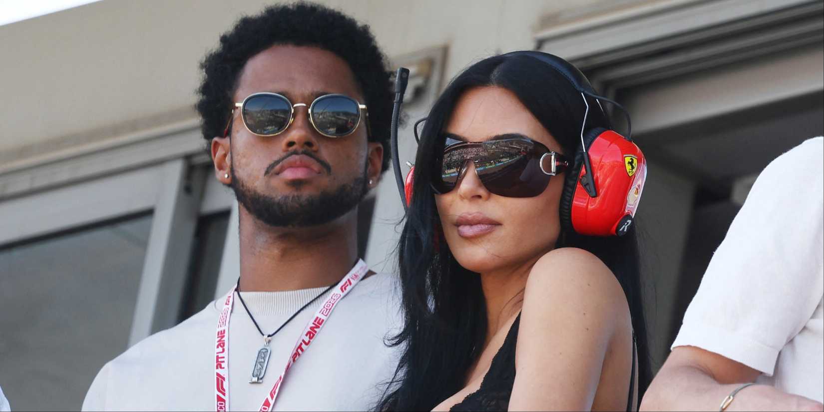 Kim Kardashian at Formula 1