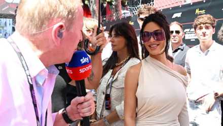 Kim Kardashian and Martin Brundle