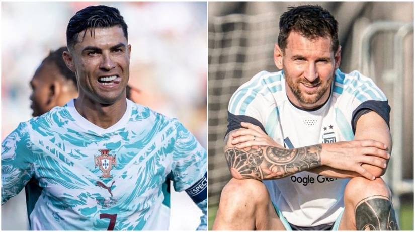 Cristiano Ronaldo and Lionel Messi