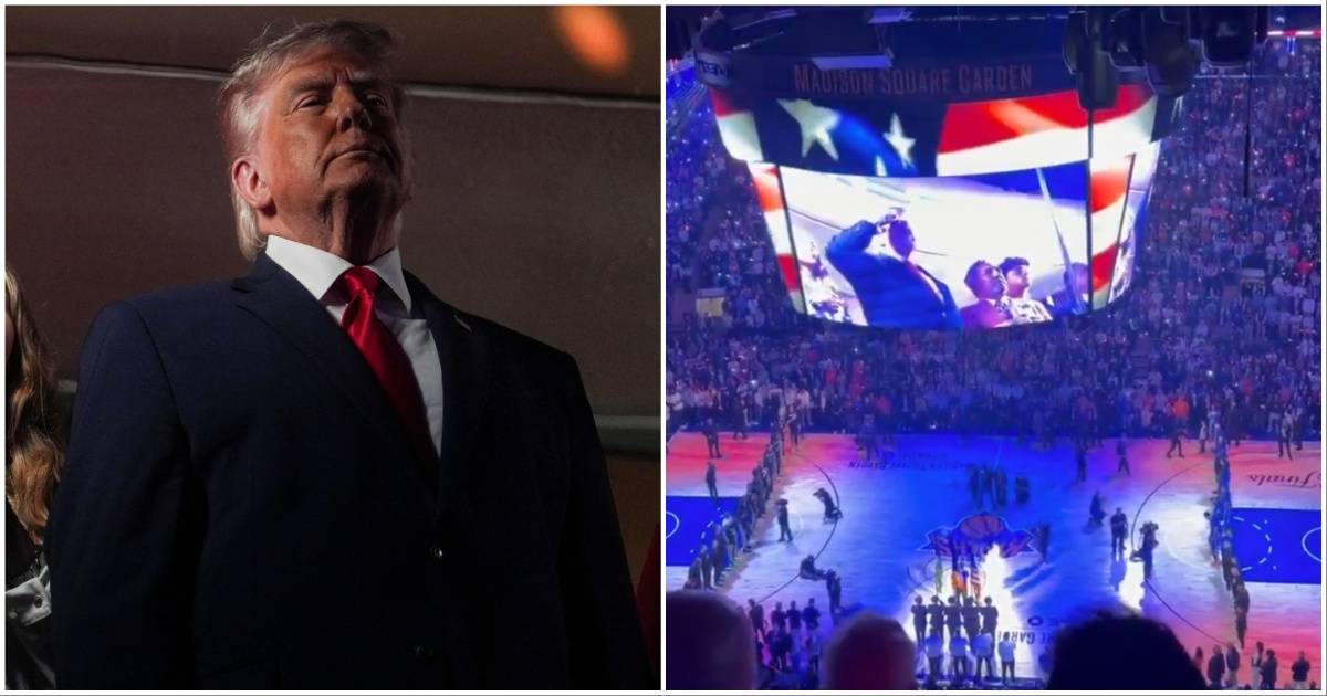 NBA Finals: Fan Footage Shows True Reception Donald Trump Got at Knicks ...