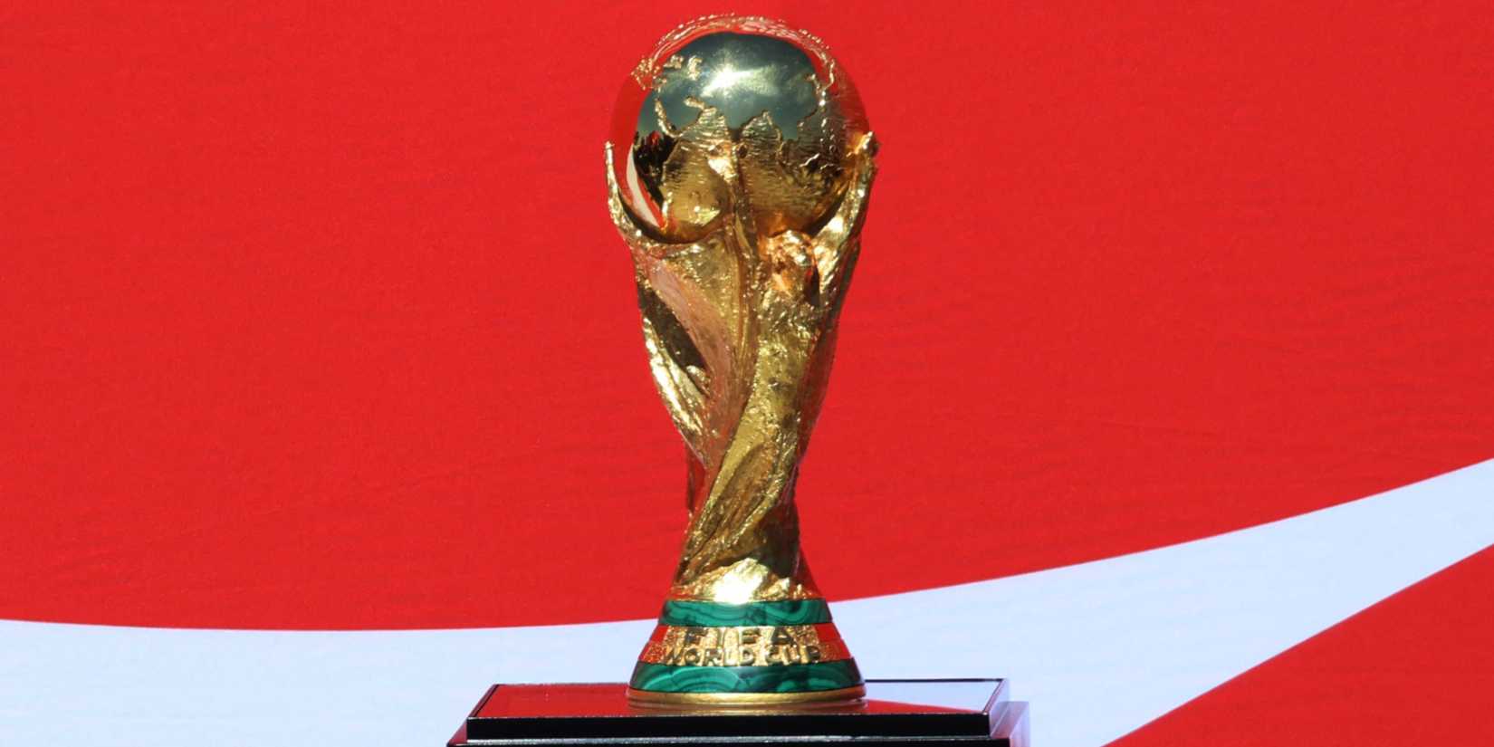 The FIFA World Cup trophy
