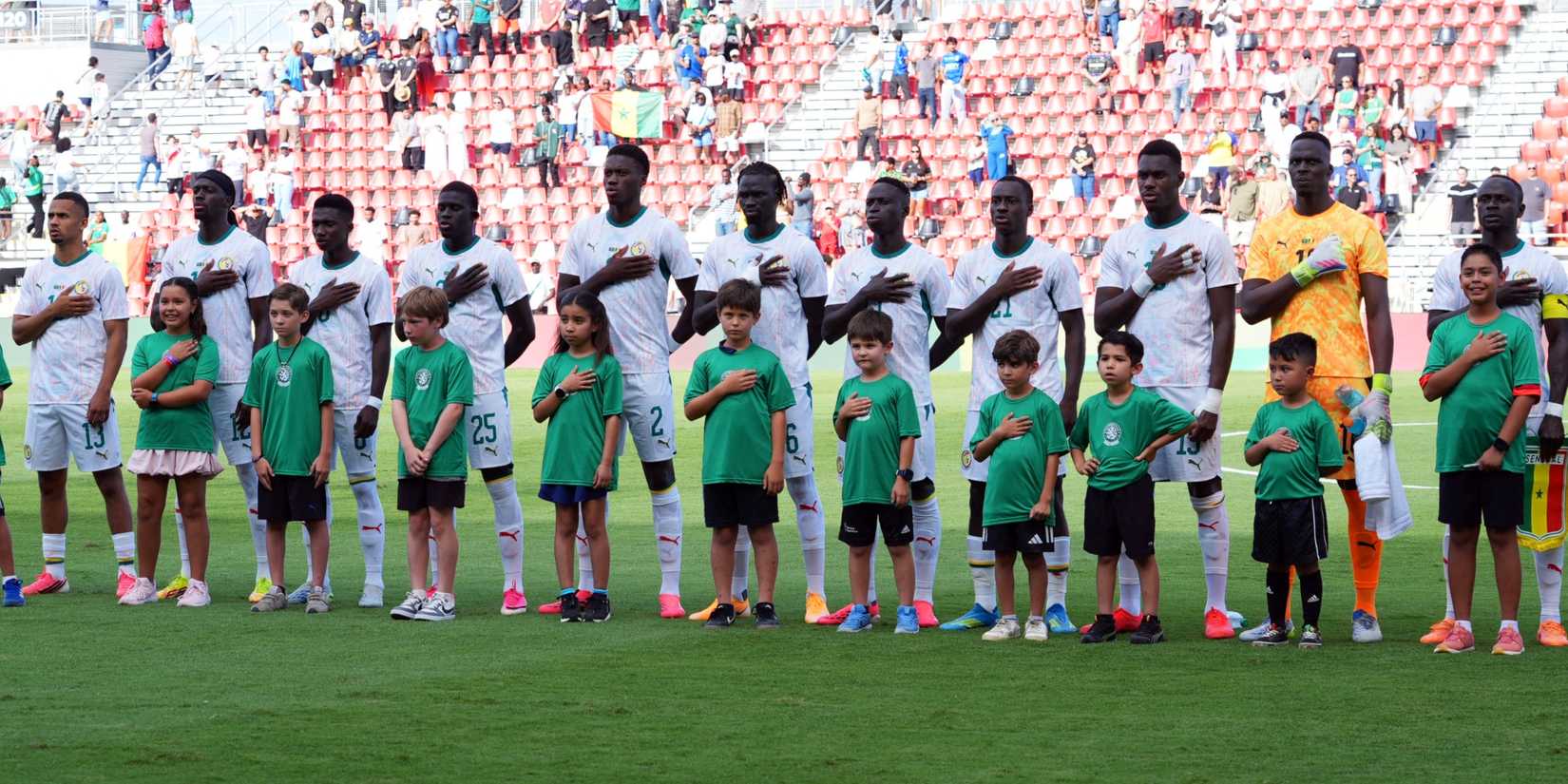 Senegal players