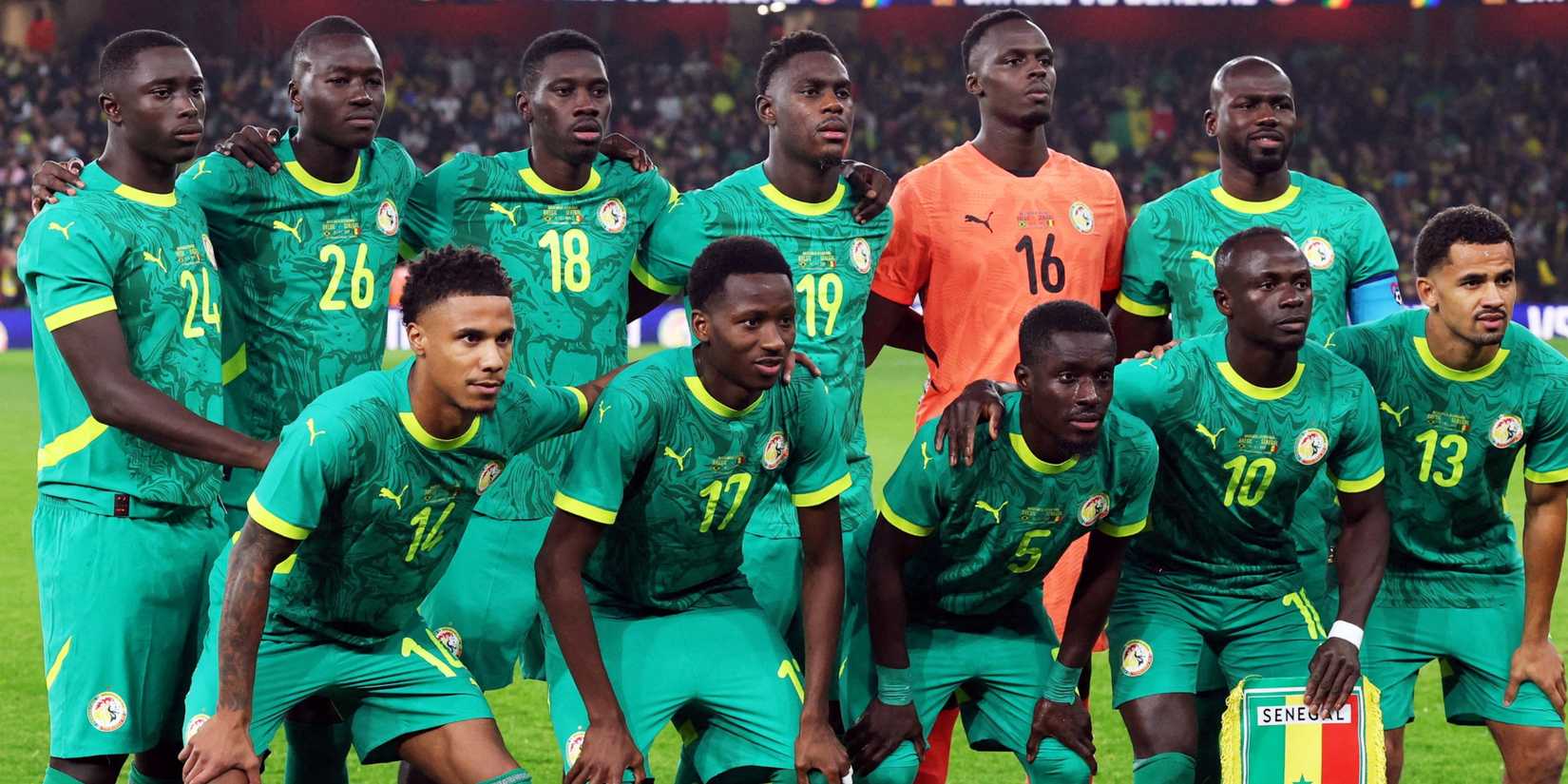 Senegal players