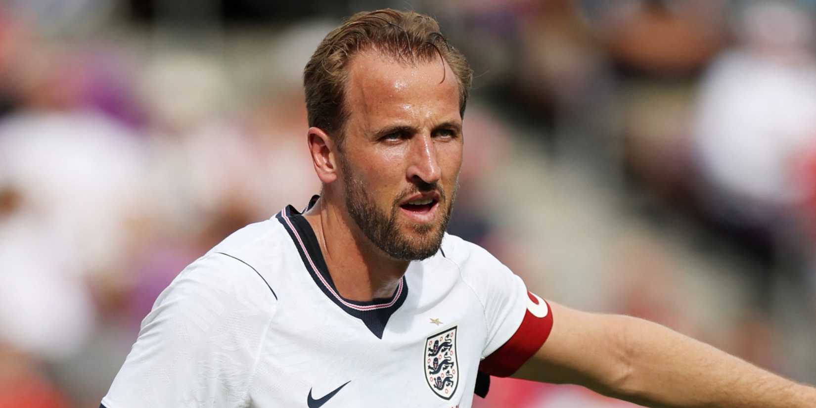 Harry Kane in action for England
