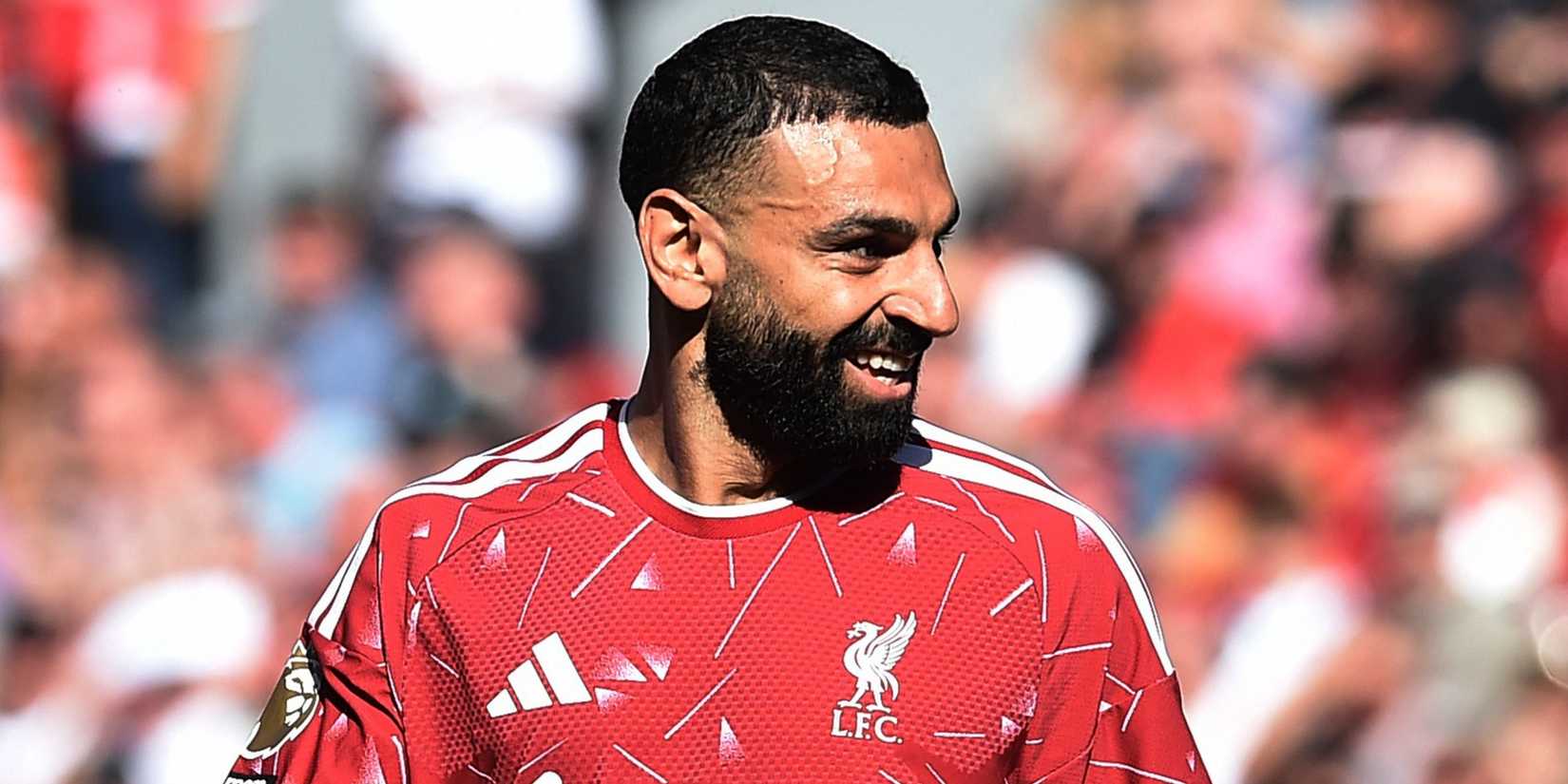 Mohamed Salah in action for Liverpool