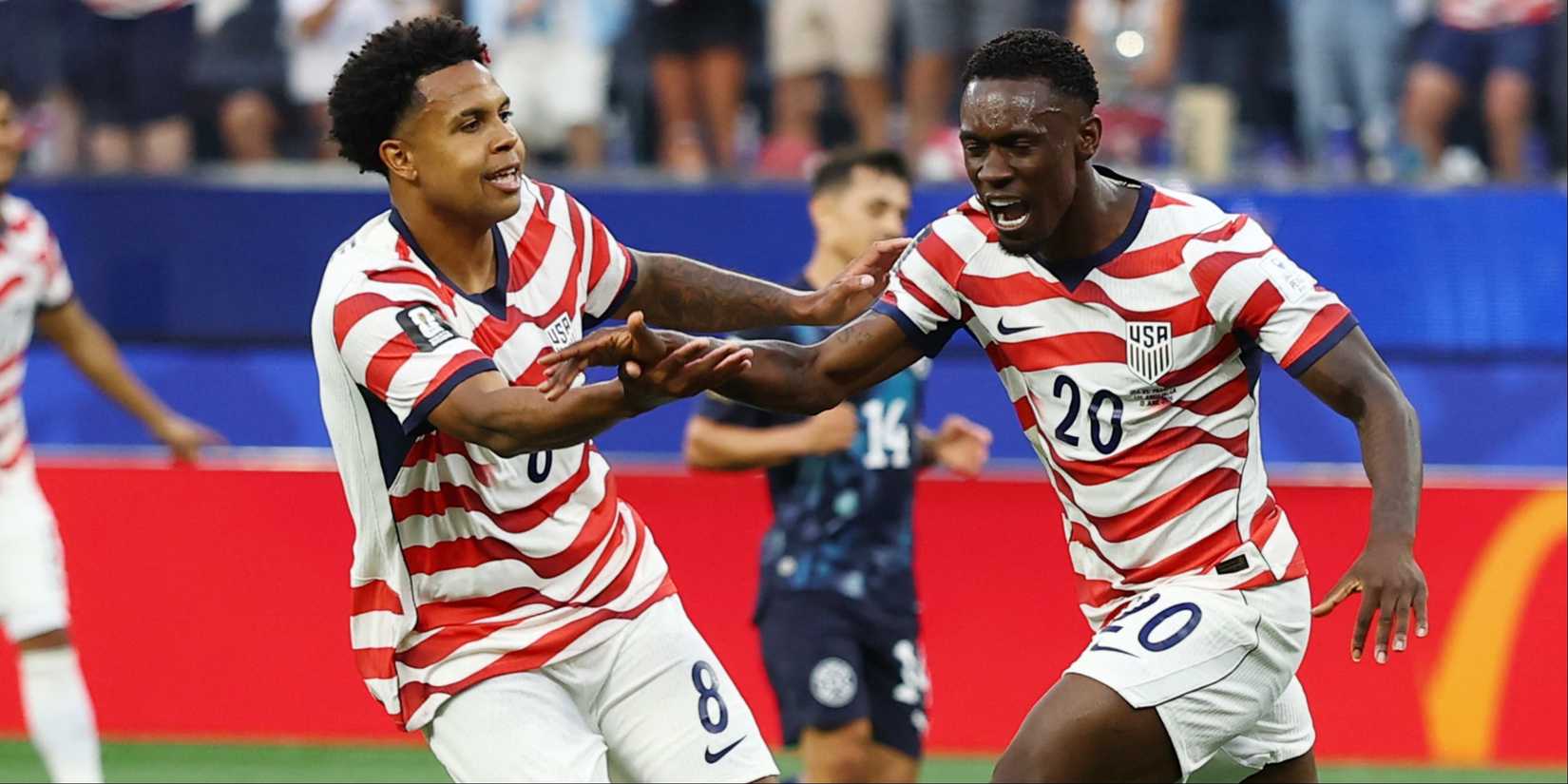Folarin Balogun and Weston McKennie (USMNT)