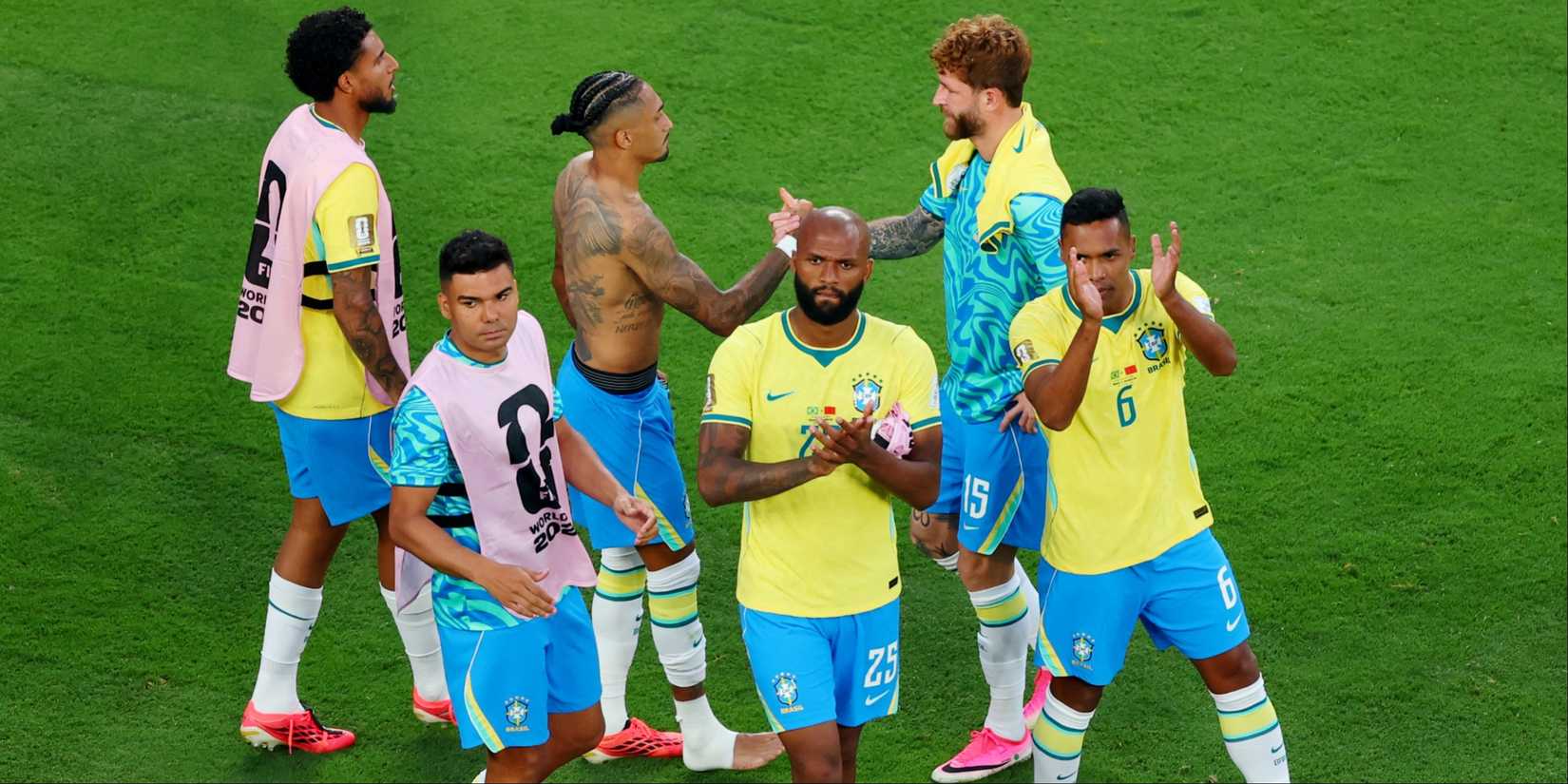 Brazil Players at the World Cup