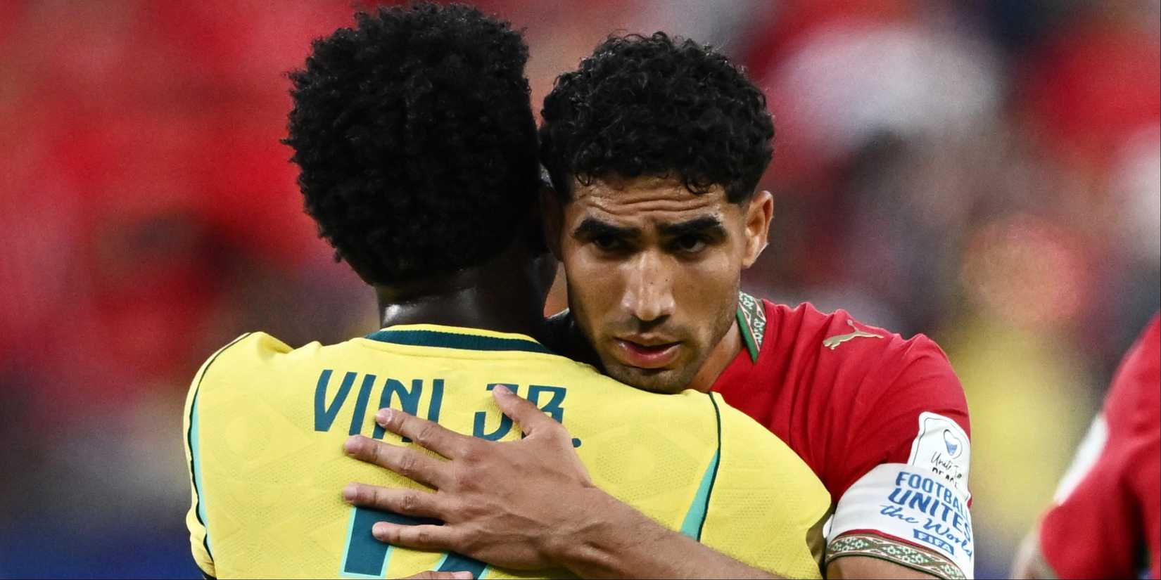 Vinicius Jr (Brazil) and Achraf Hakimi (Morocco)