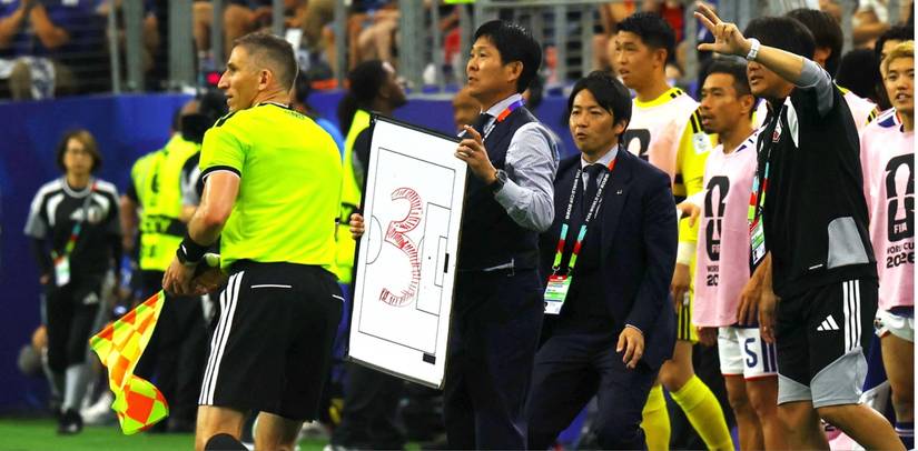 Japan manager Hajime Moriyasu