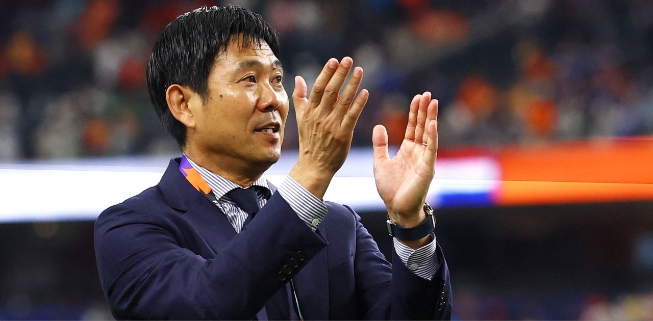 Japan manager Hajime Moriyasu