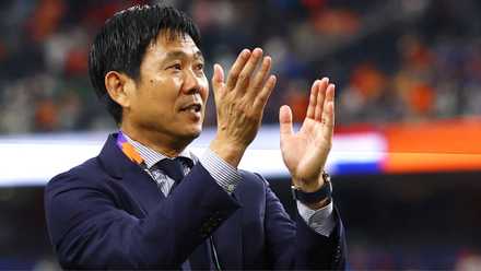 Japan manager Hajime Moriyasu