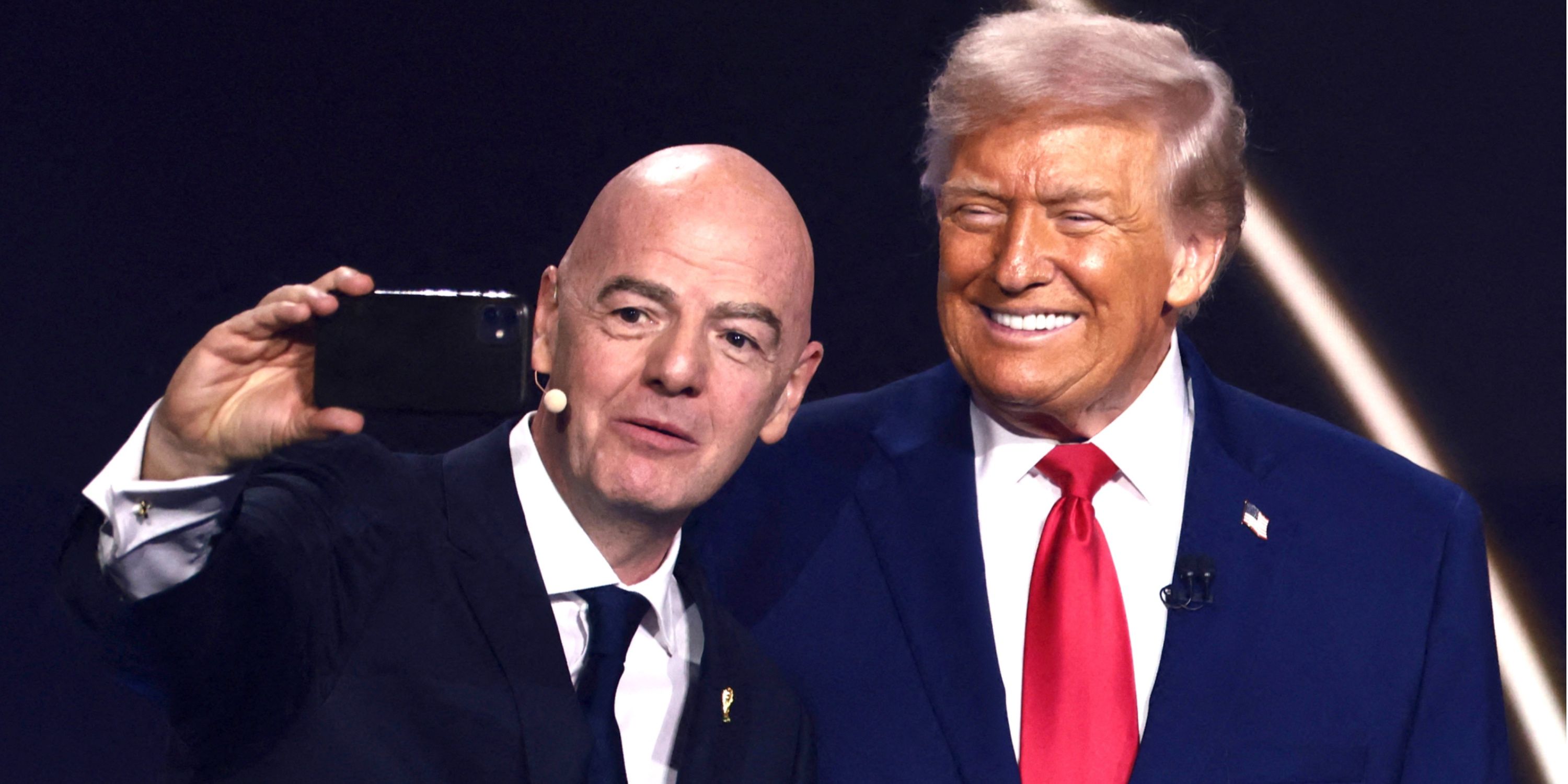 Gianni Infantino and Donald Trump