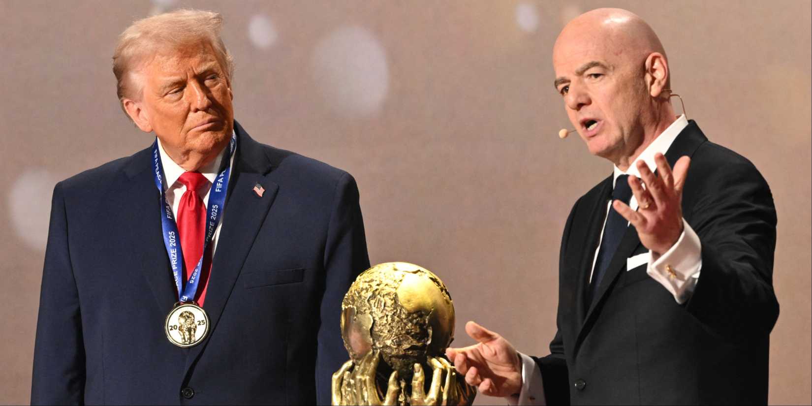 Donald Trump and Gianni Infantino