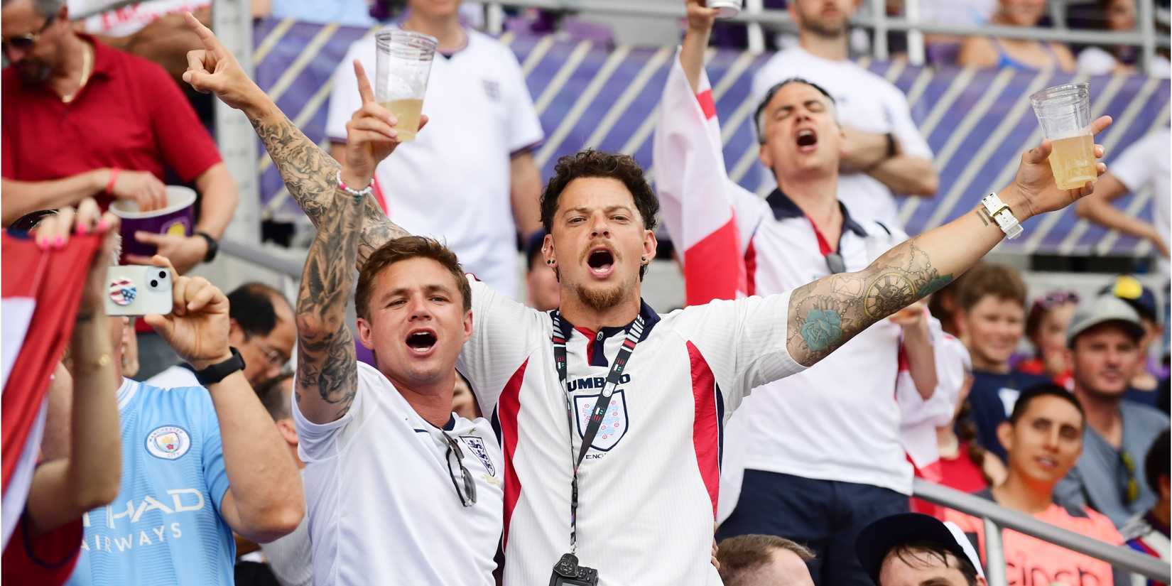 England fans before 2026 World Cup