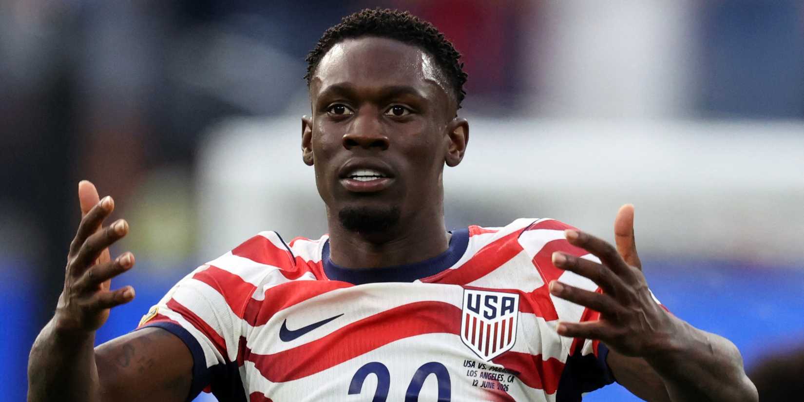 Folarin Balogun in action for the United States at the 2026 World Cup
