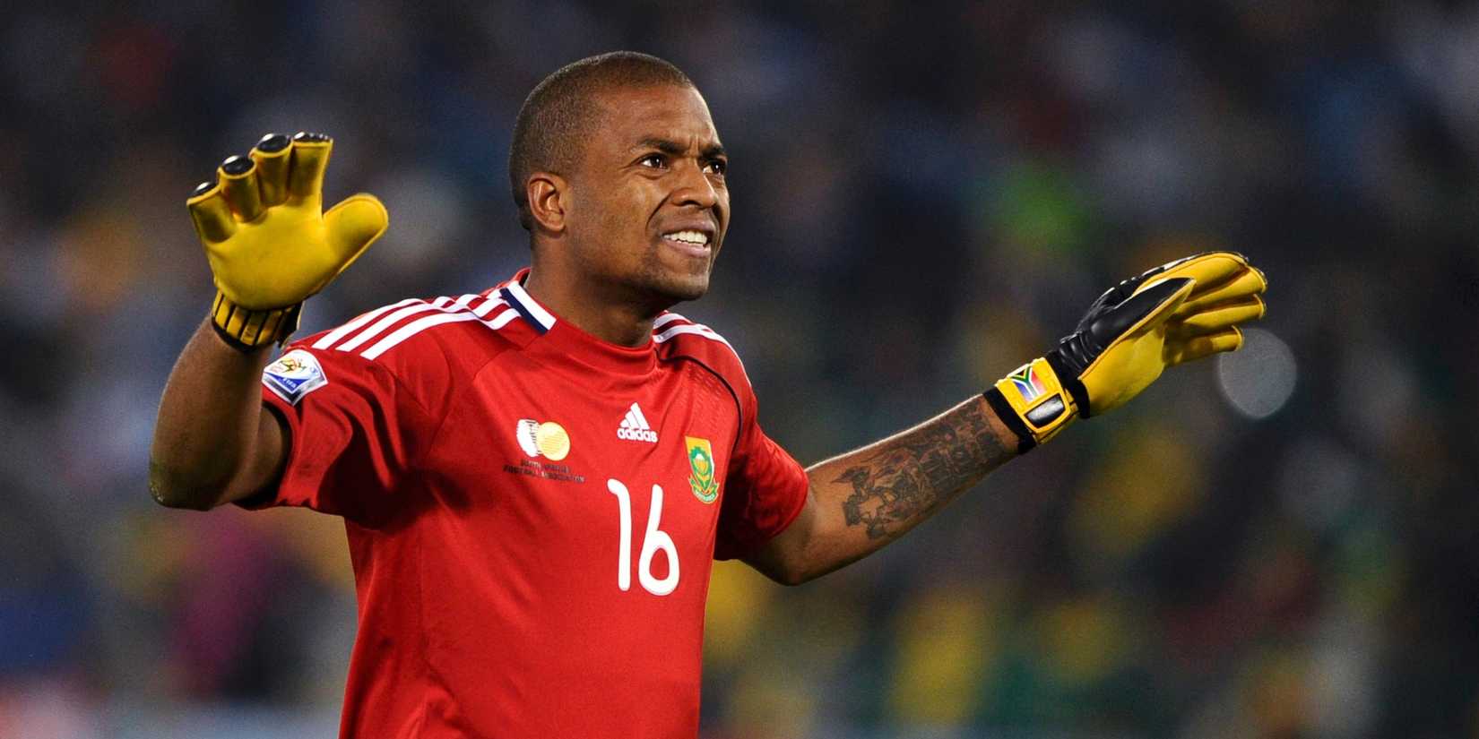 Itumeleng Khune at the 2010 World Cup