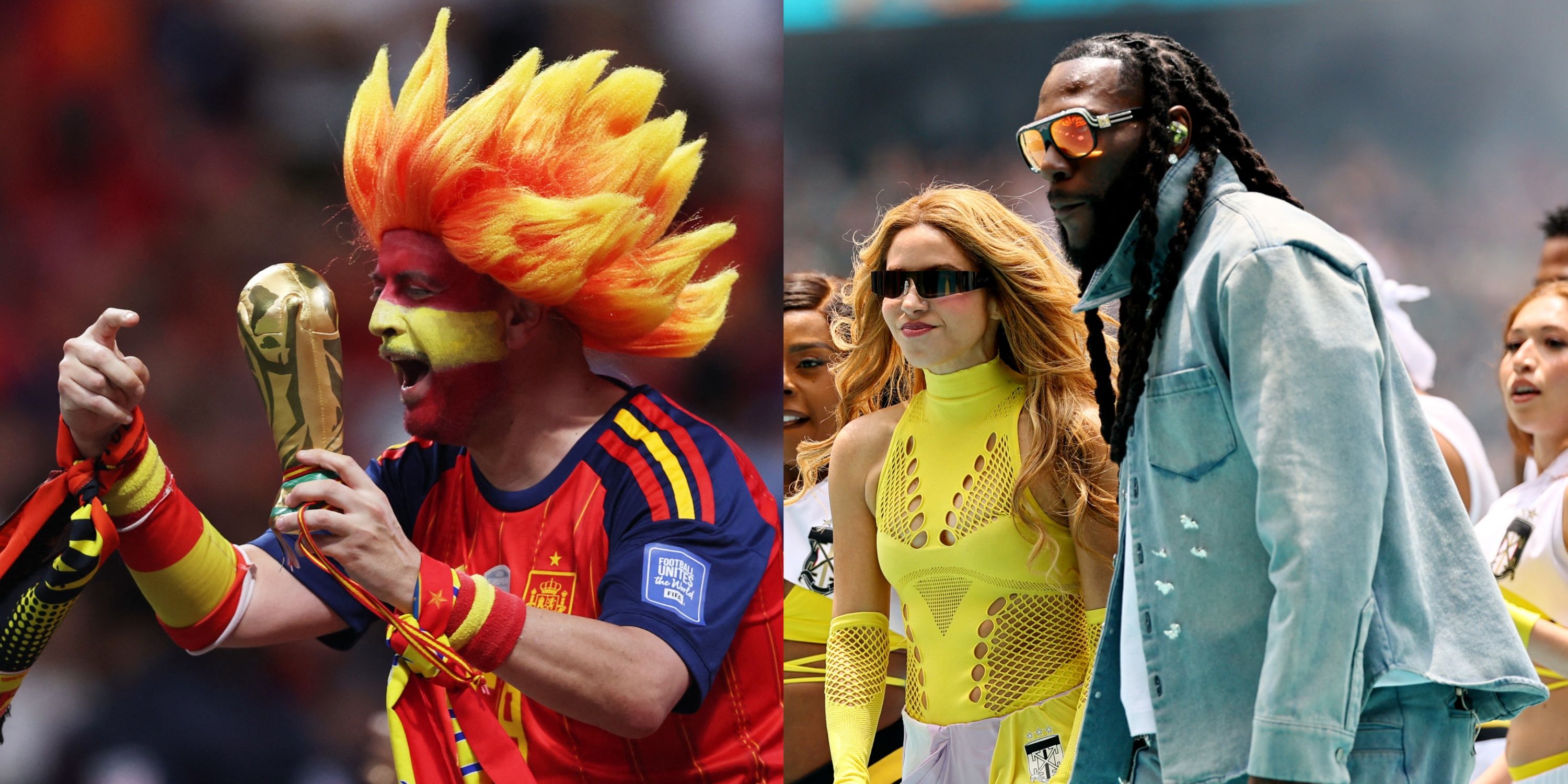 World Cup 2026 Spain fan Shakira Burna Boy