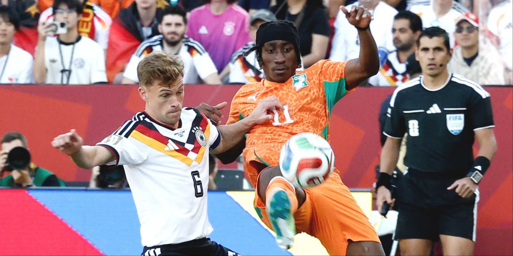 Joshua Kimmich (Germany) vs Yan Diomande (Ivory Coast)