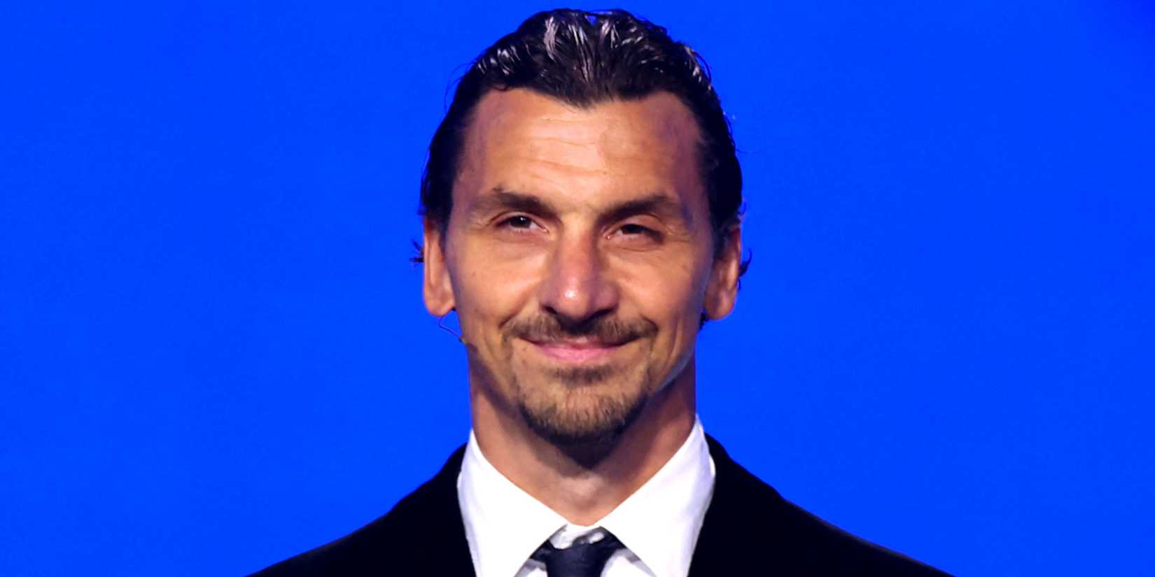 footballer Zlatan Ibrahimovic smiles