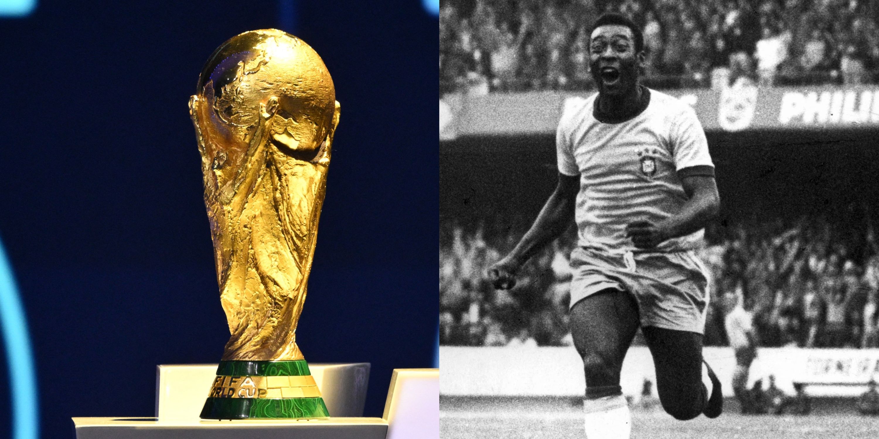 World Cup trophy Pele Brazil