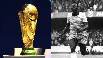 World Cup trophy Pele Brazil