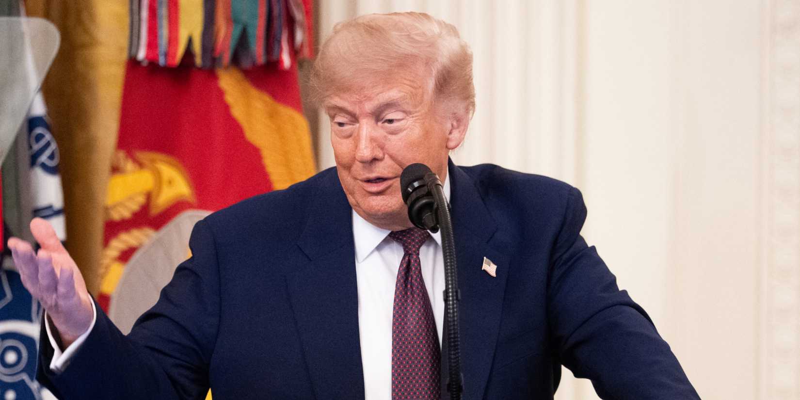 Donald Trump speaking