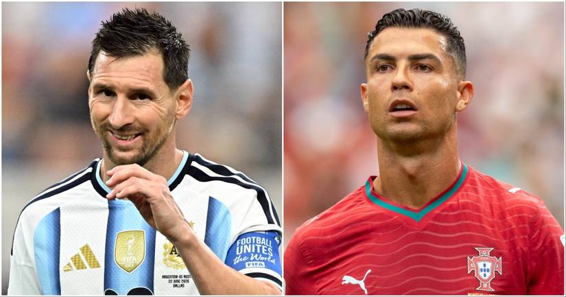 Lionel Messi and Cristiano Ronaldo