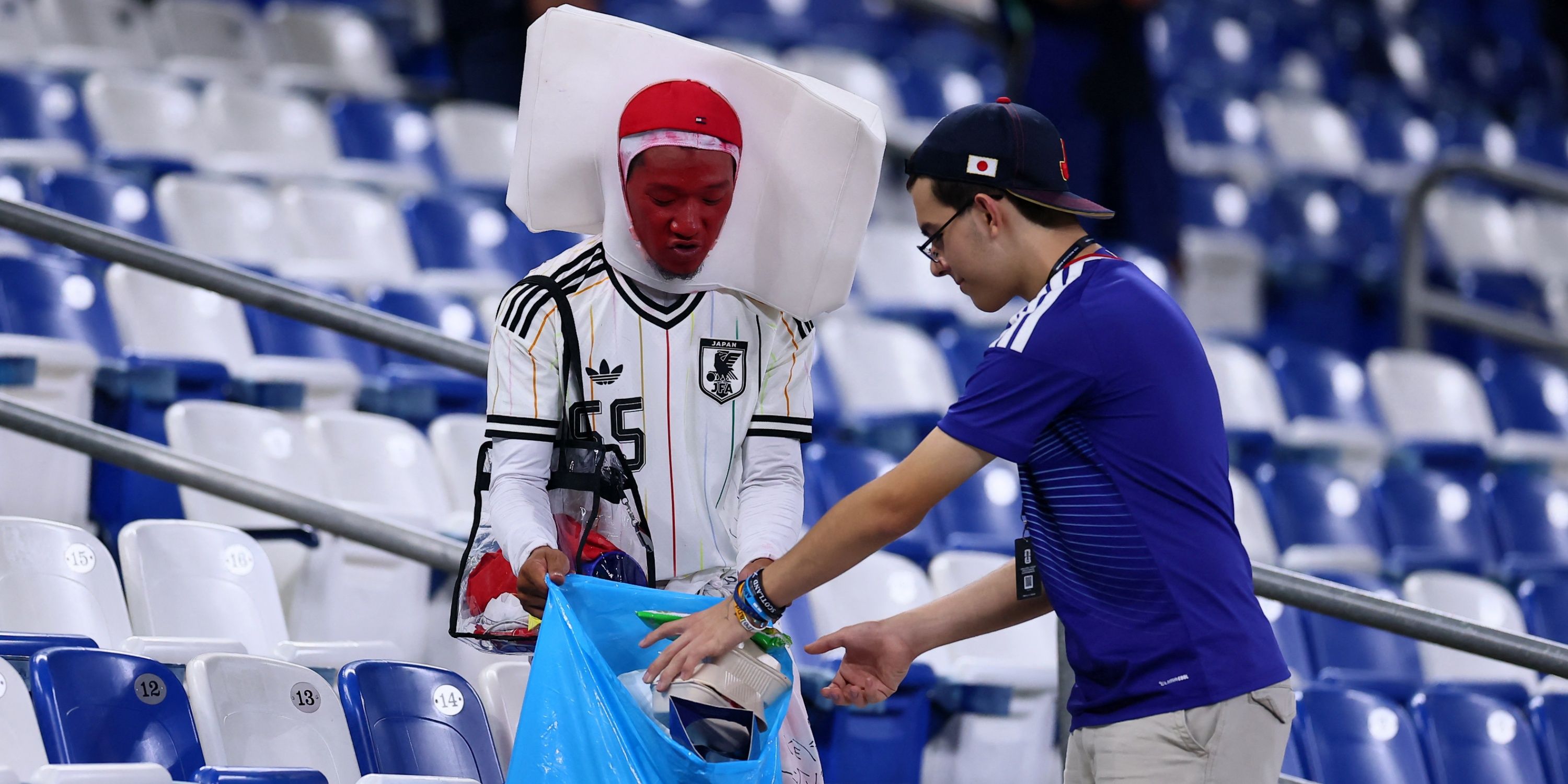 Why Japan Fans Clean Up the Stadium After Soccer Games