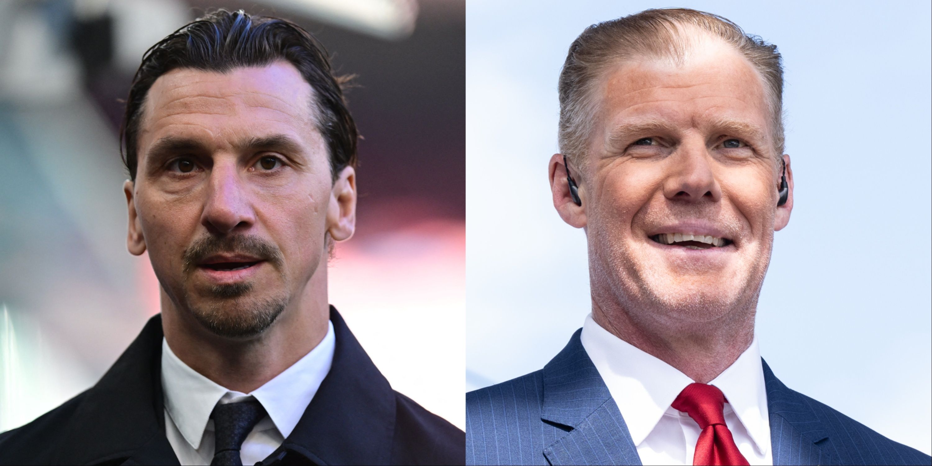 Zlatan Ibrahimovic and Alexi Lalas
