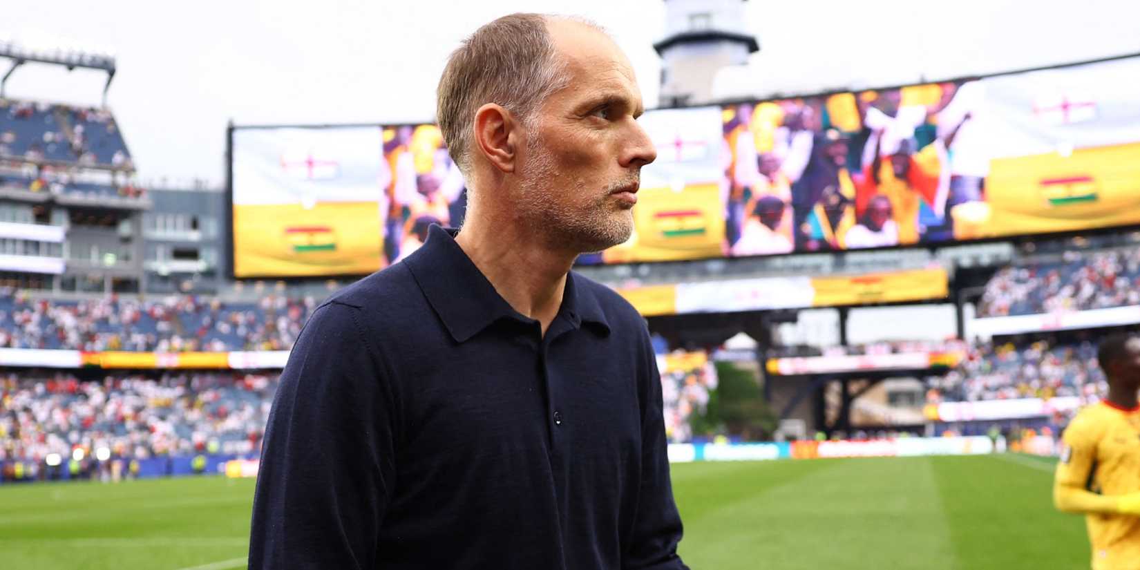 Thomas Tuchel during the 2026 World Cup game between England and Ghana