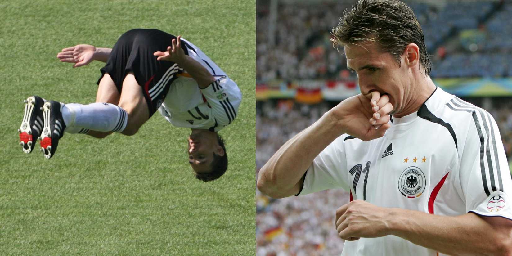 Miroslav Klose Does a Flip Germany 2006 