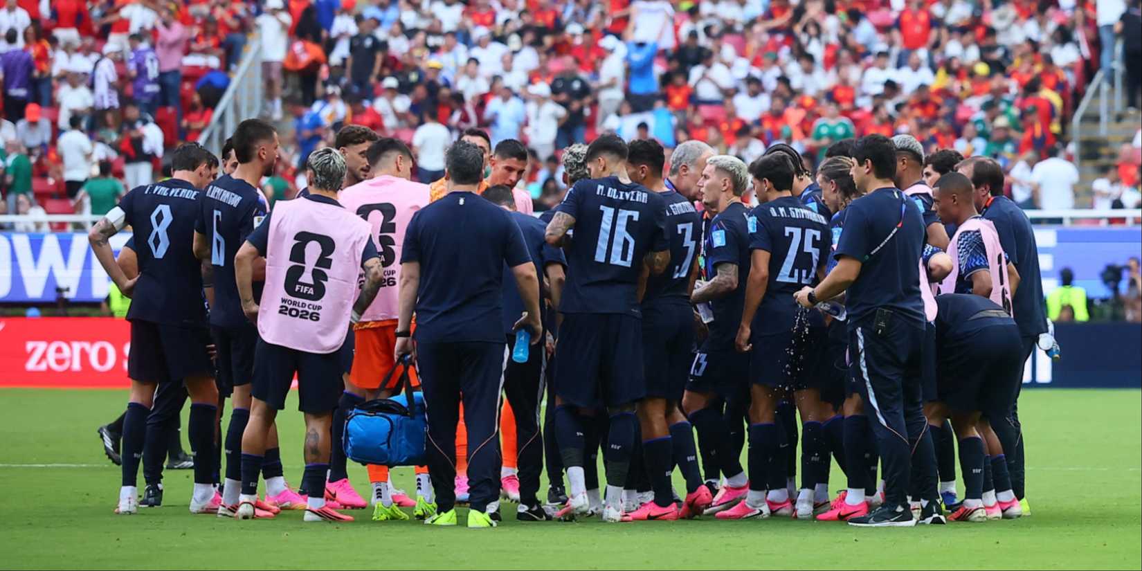 Uruguay players
