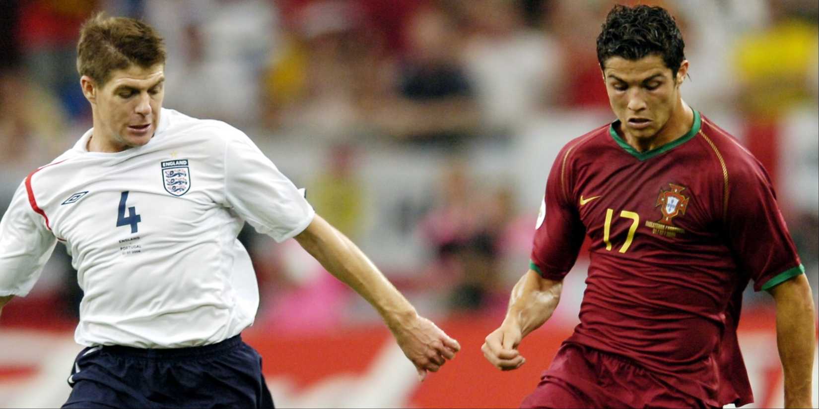 Steven Gerrard vs Cristiano Ronaldo (World Cup)