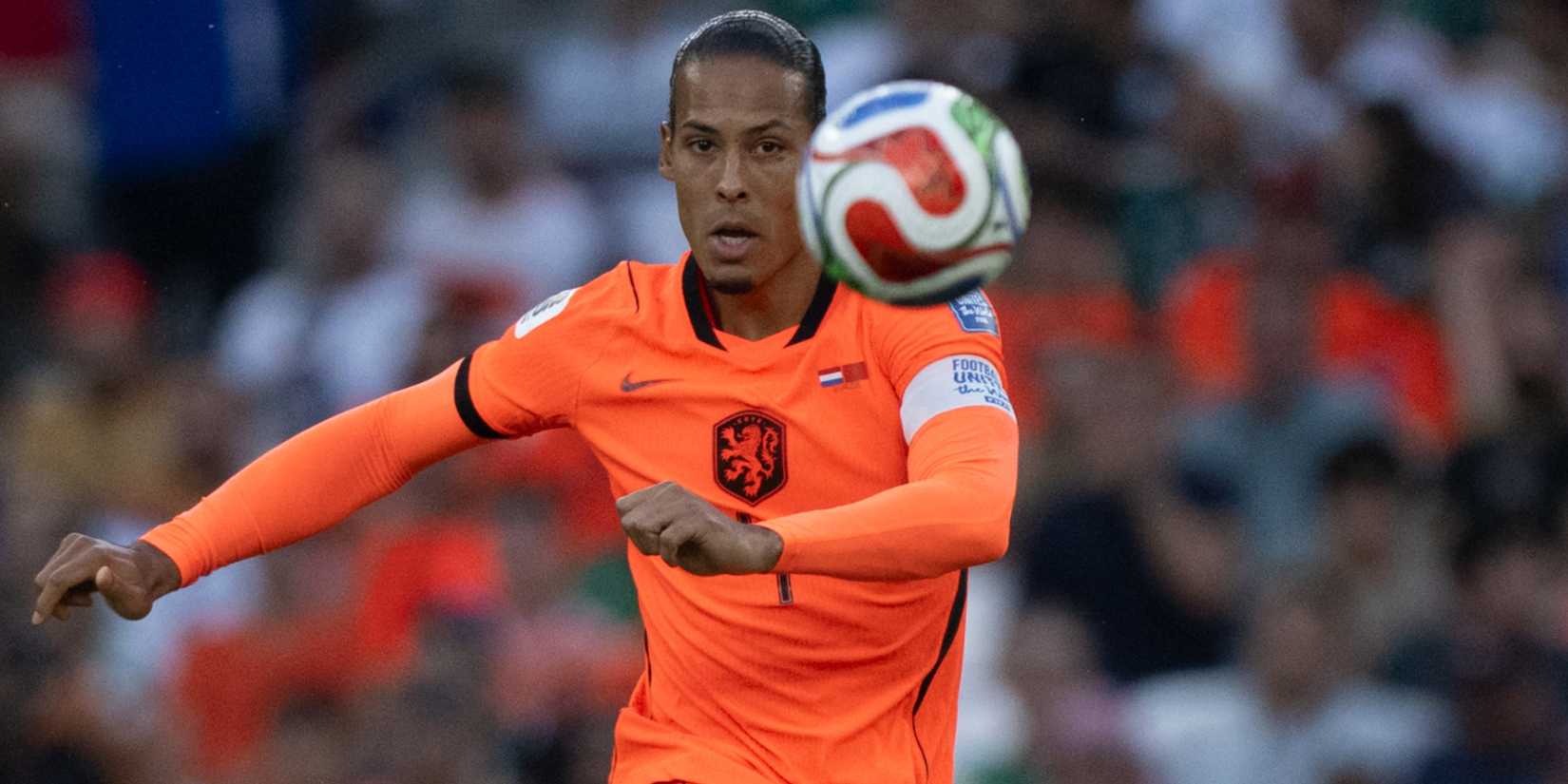Virgil van Dijk in action for Netherlands at the 2026 World Cup
