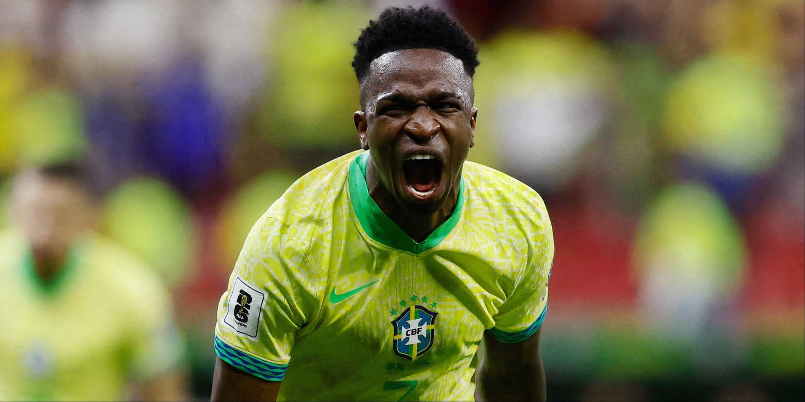 Vinicius in action for Brazil
