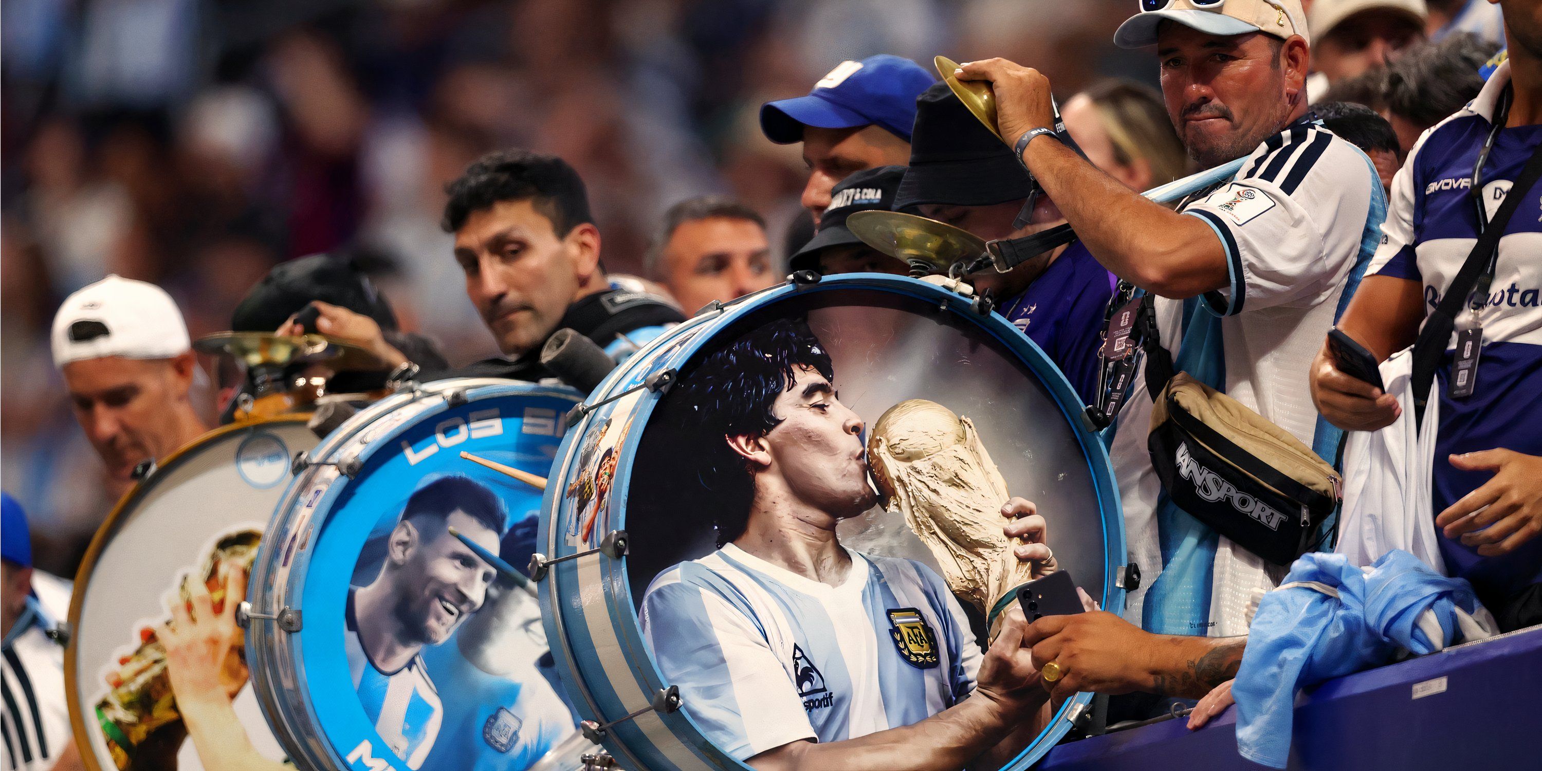 Argentina fans music Messi Maradona