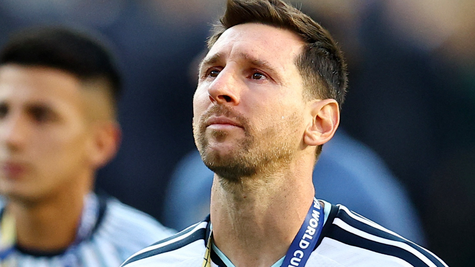 Argentina's Lionel Messi looks dejected after losing the World Cup final