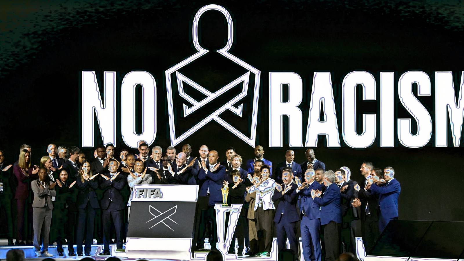 Explained: Football's No Racism 'X' Gesture