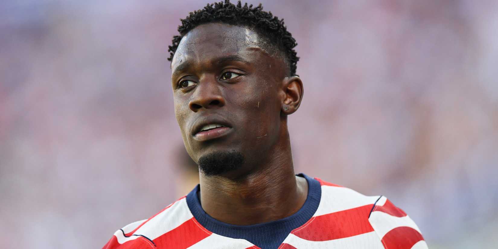 USA's Folarin Balogun after red card vs Bosnia