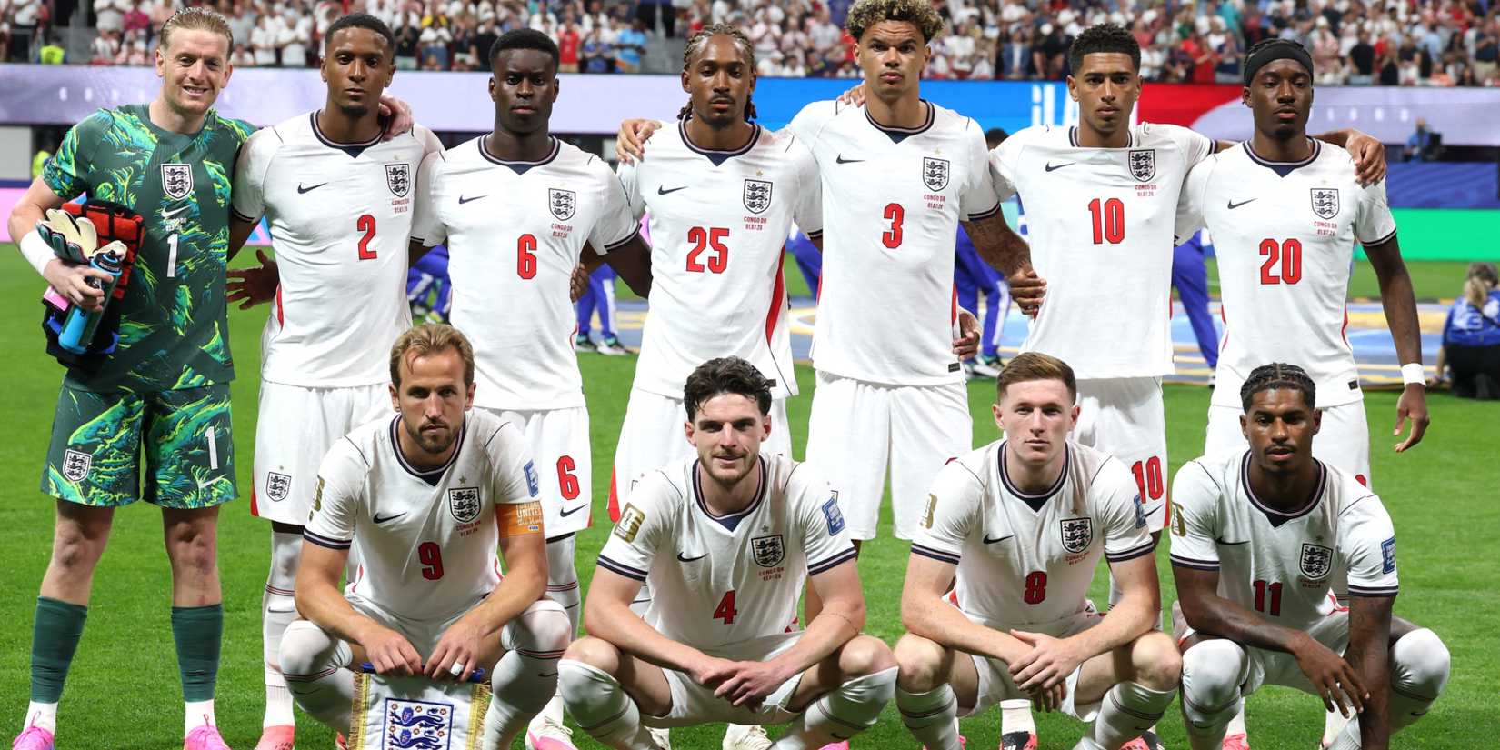 England line up