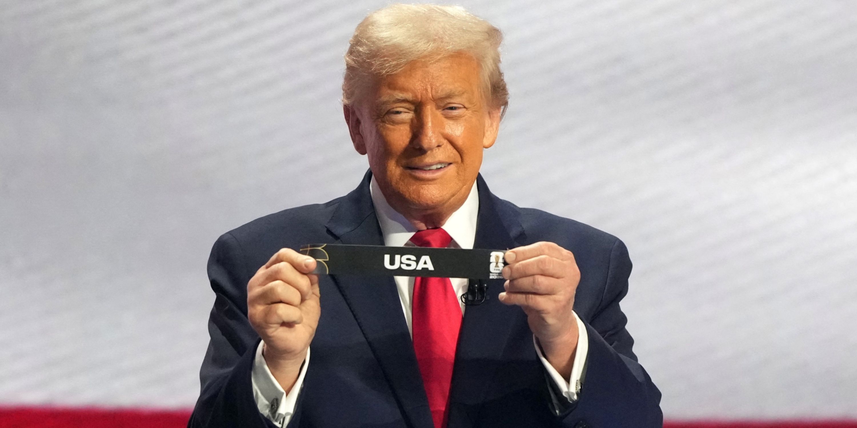 Donald Trump (US President) at World Cup draw
