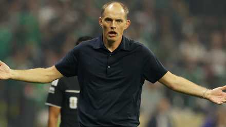 Thomas Tuchel during England's match vs Mexico at the 2026 World Cup