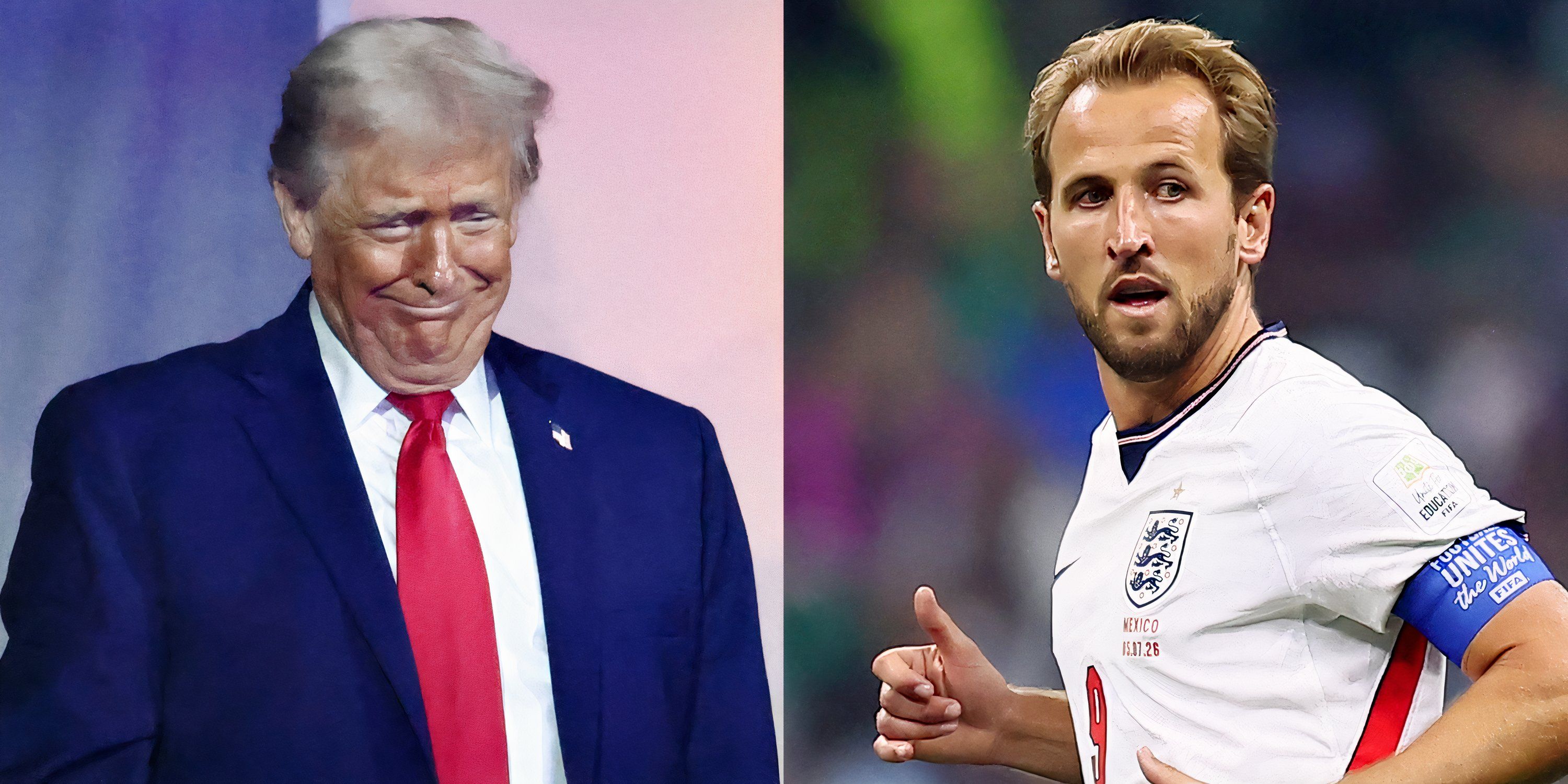 Donald Trump Makes Harry Kane Feelings Clear During Mexico 2-3 England