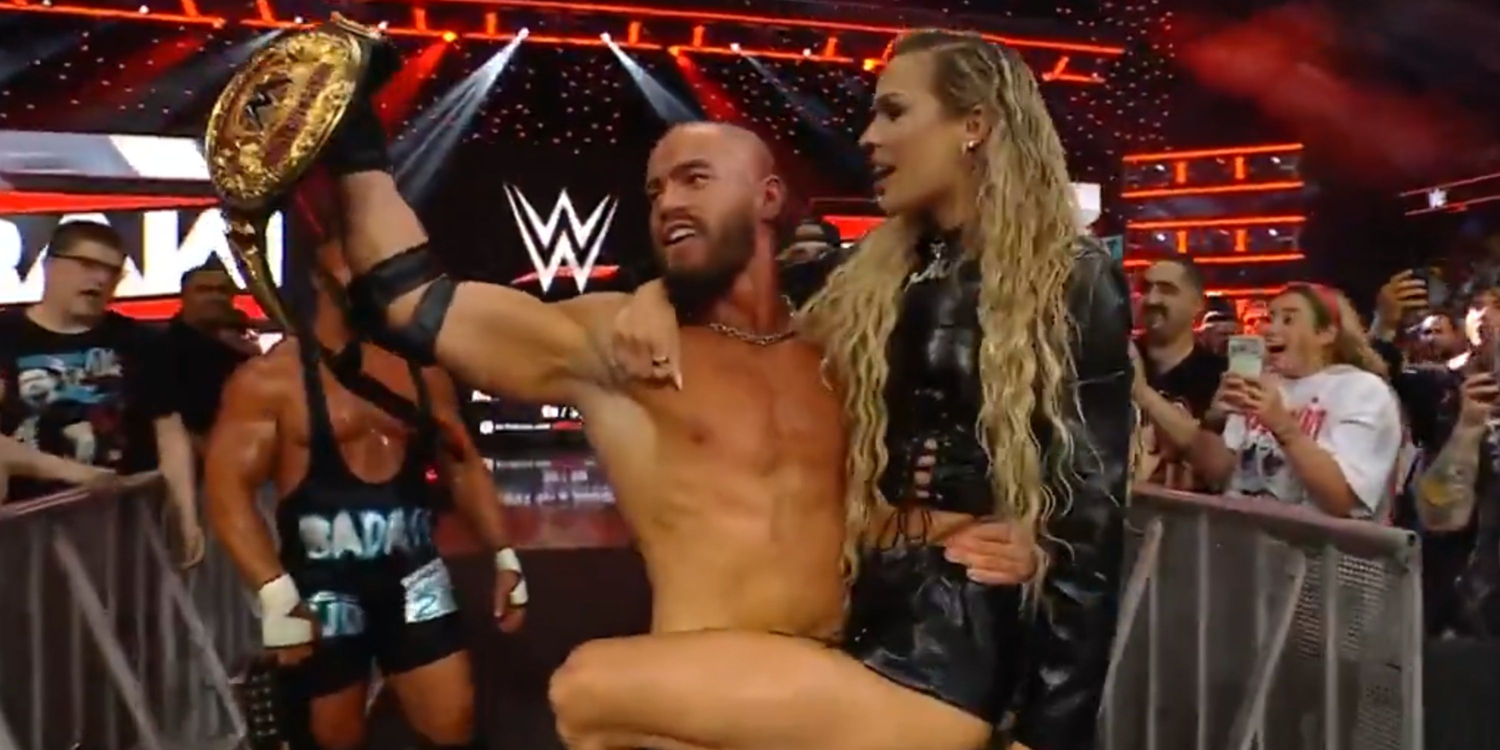WWE Raw: Maxxine Dupri's Real-Life Husband Makes Feelings Clear After Austin Theory Kiss