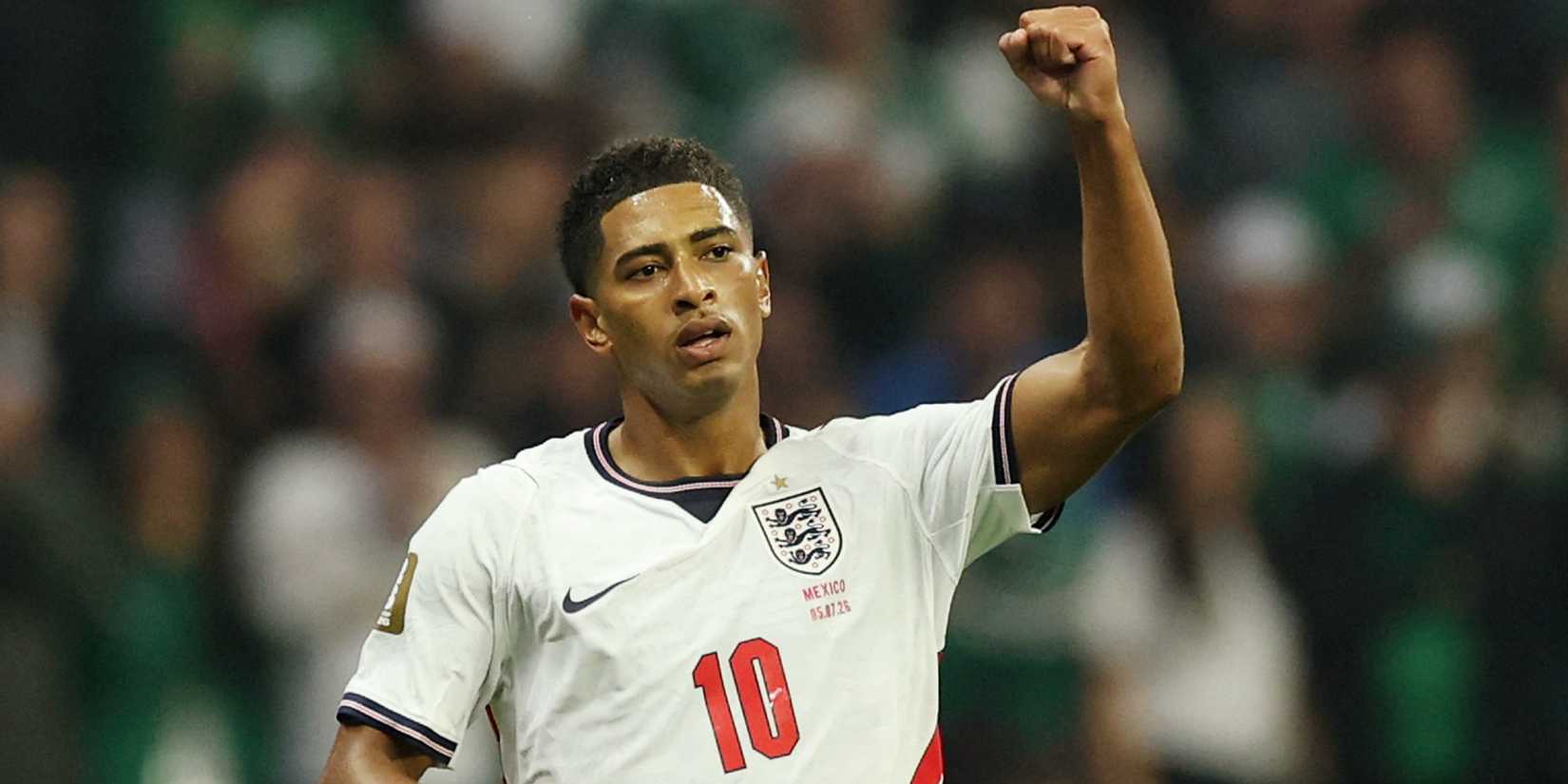 Jude Bellingham Celebrates Scoring For England vs Mexico World Cup 2026