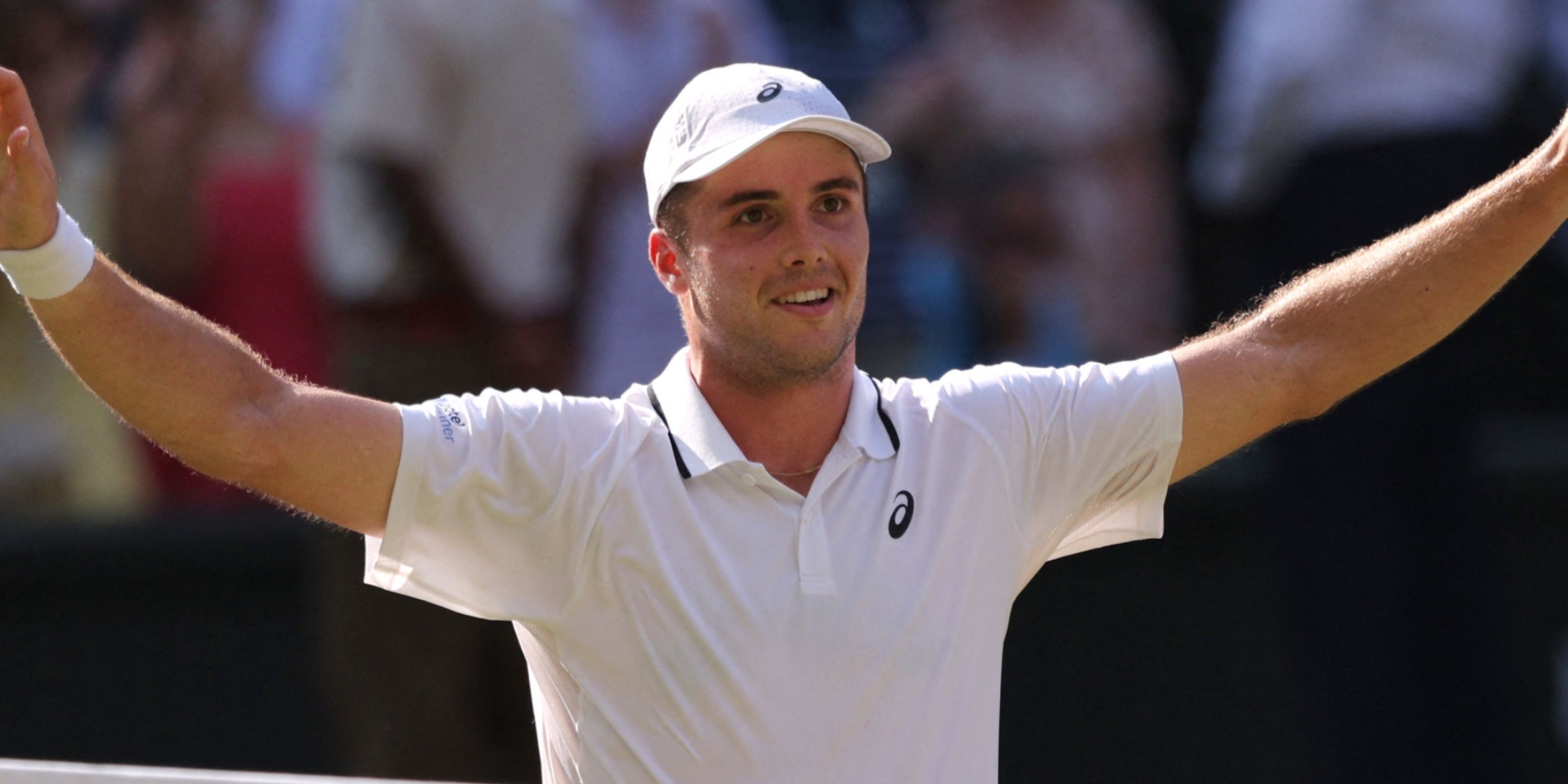 Arthur Fery Celebrates at Wimbledon