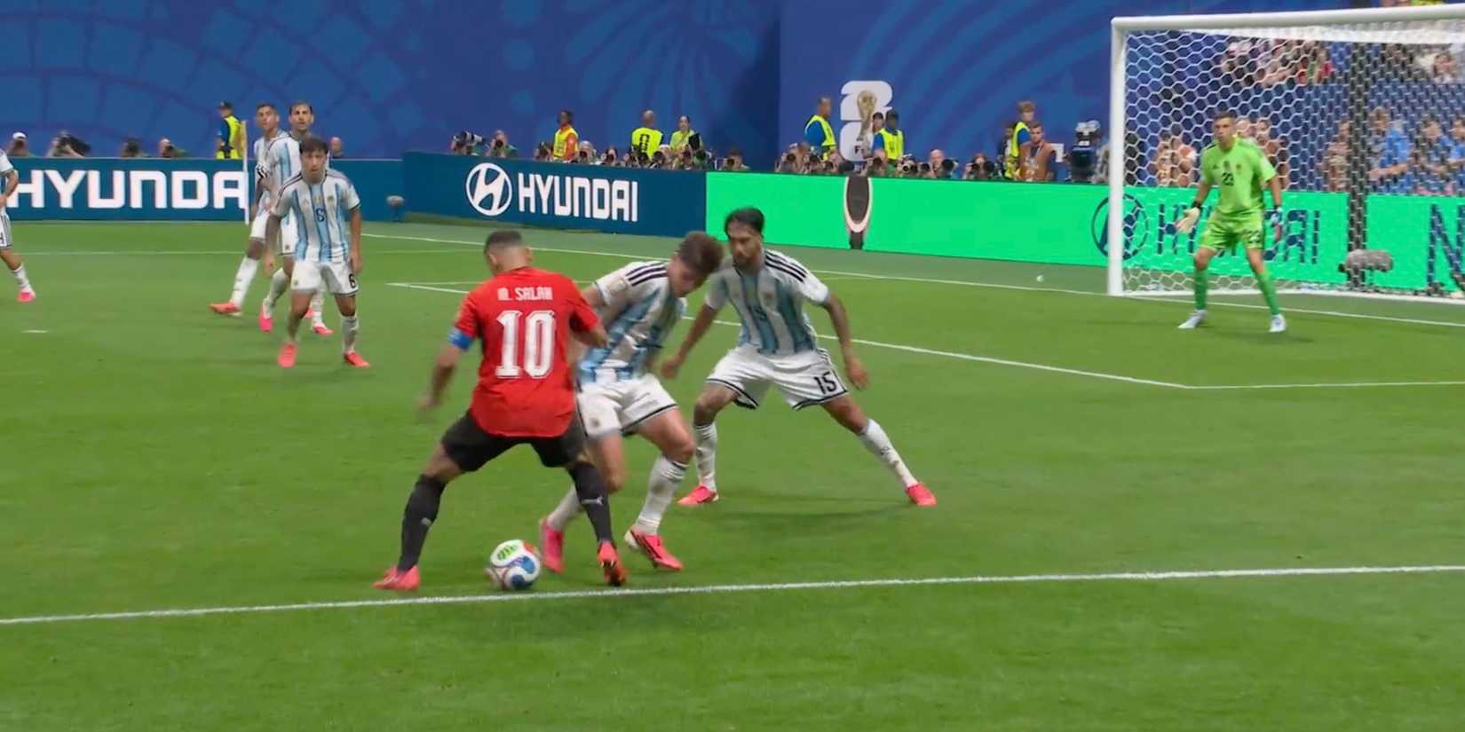 Alvarez tackles Salah