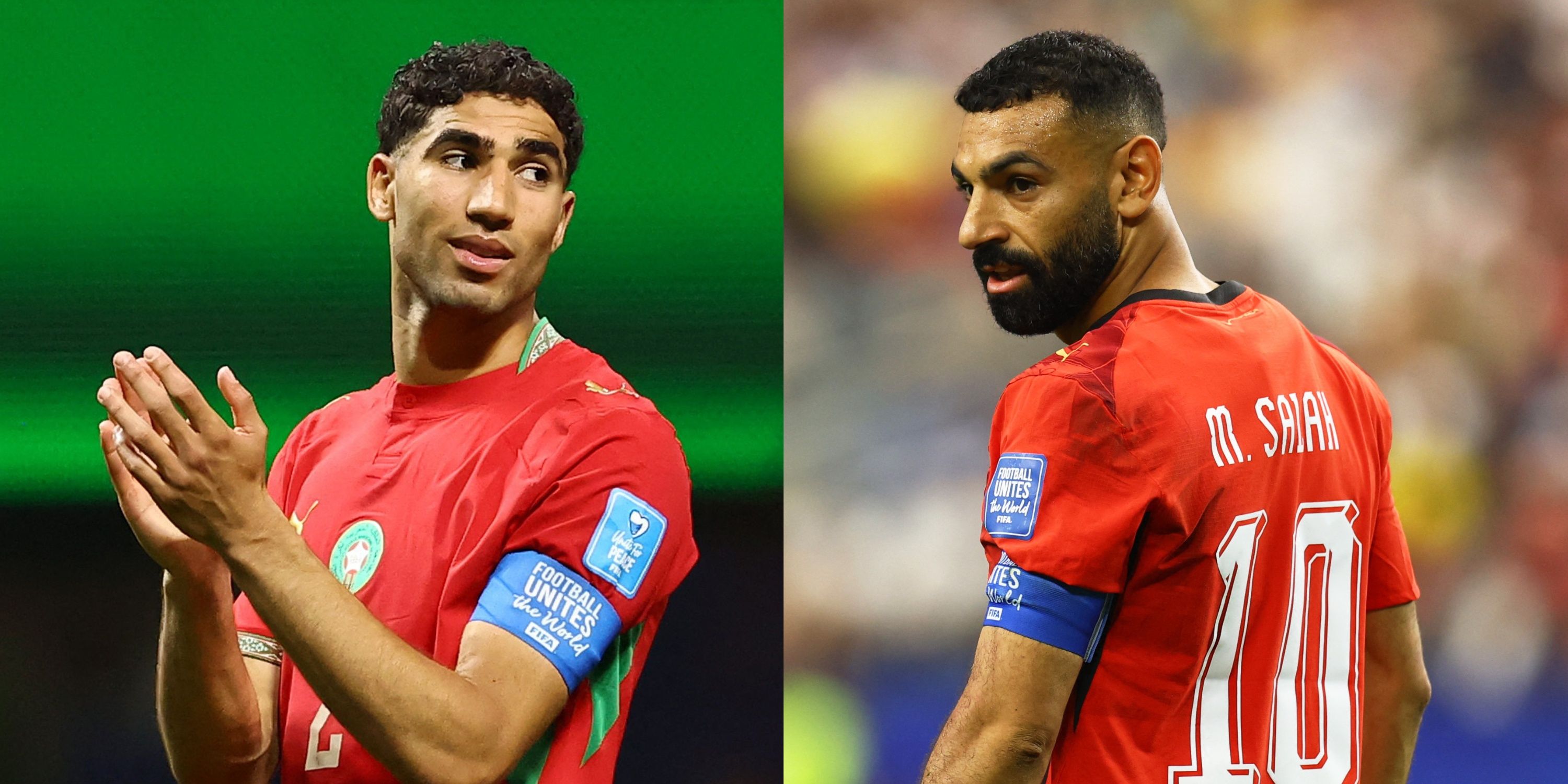 Achraf Hakimi Morocco Mohamed Salah Egypt World Cup 2026